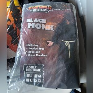 Black monk extra large Halloween costume
